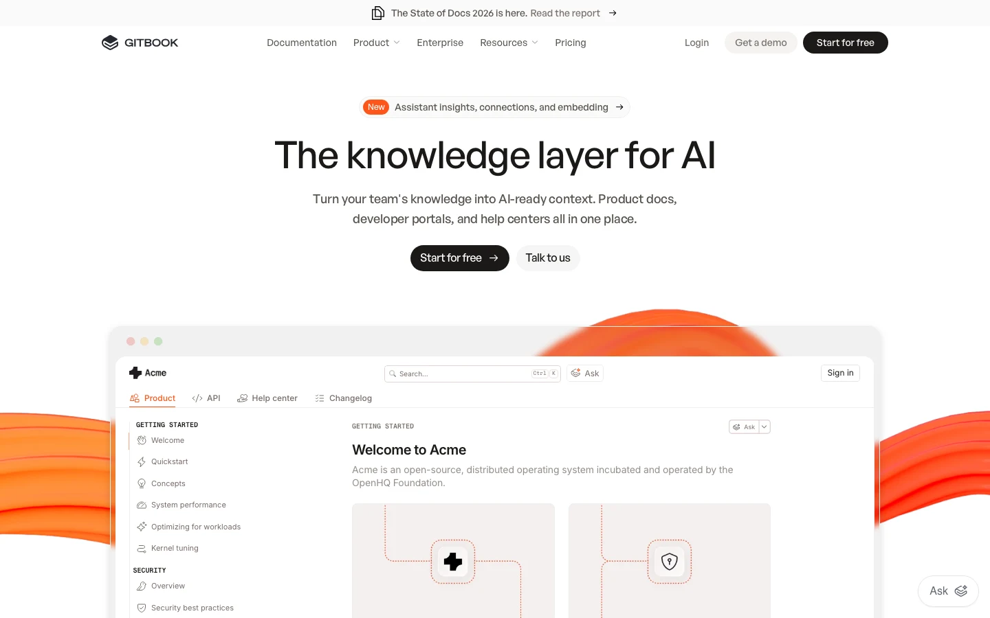 GitBook, AI doc writer with Git Sync and AI Agent