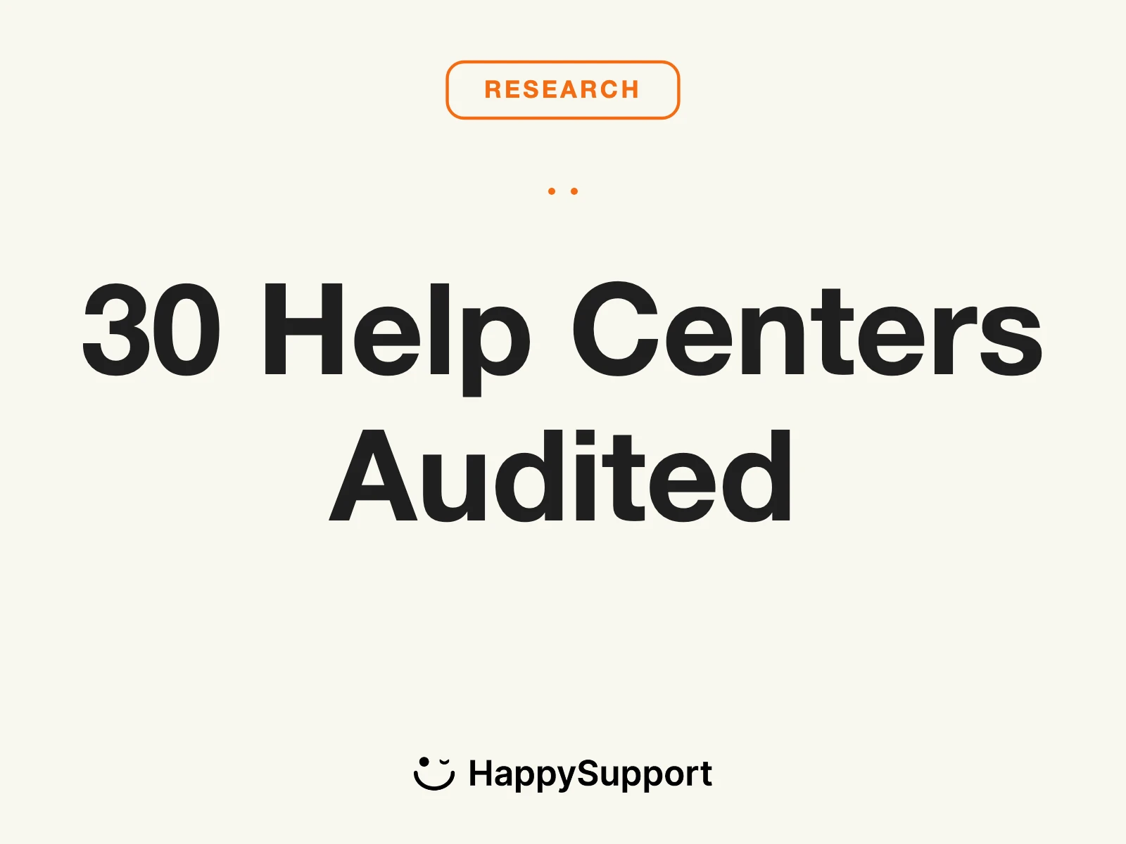 We Audited 30 SaaS Help Centers: Here's What We Found