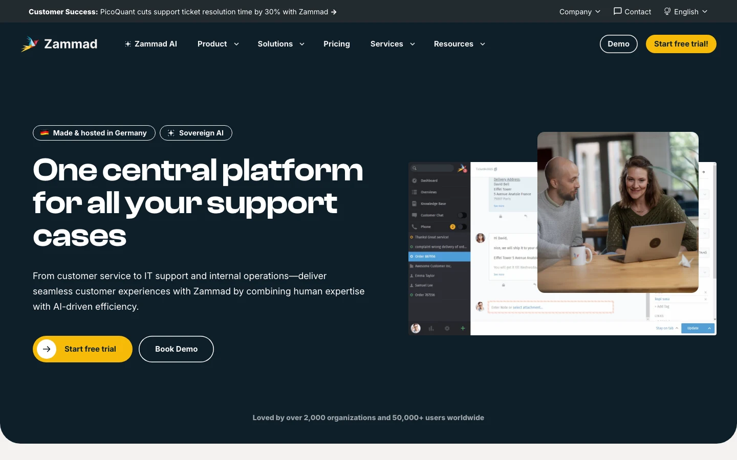 Zammad, Helpdesk Software Vergleich DACH 2026