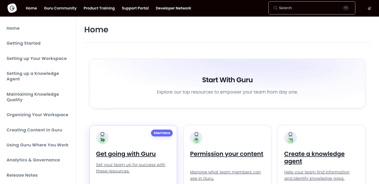 guru ki wissensmanagement software