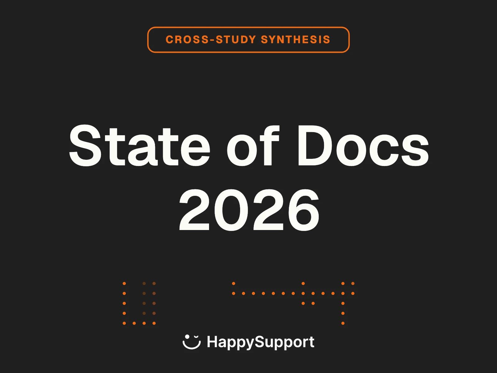 State of Documentation 2026: 30 Zahlen aus 8 Berichten