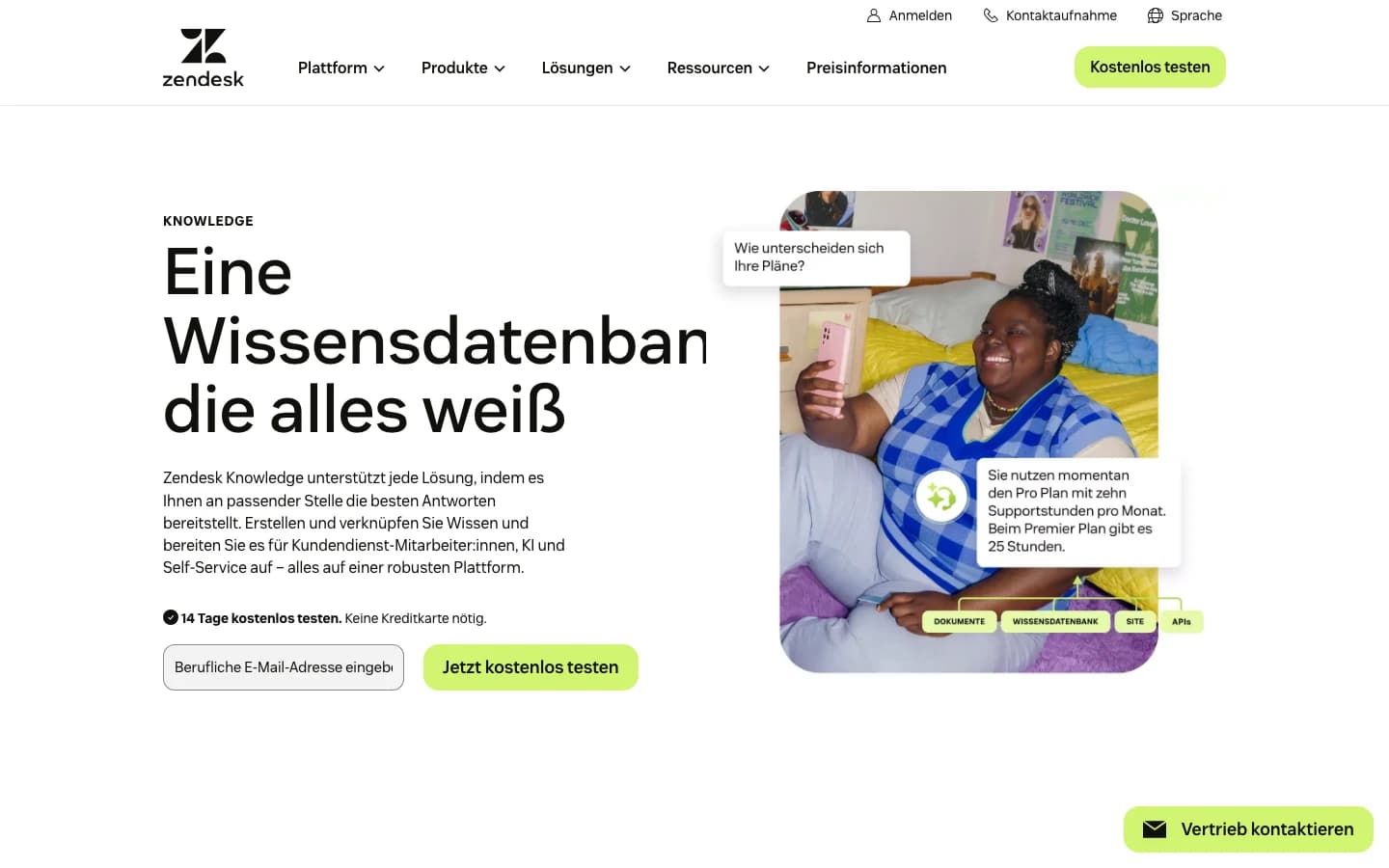 Zendesk Guide als Wissensdatenbank für Unternehmen, Help-Center-Modul im Zendesk-Stack