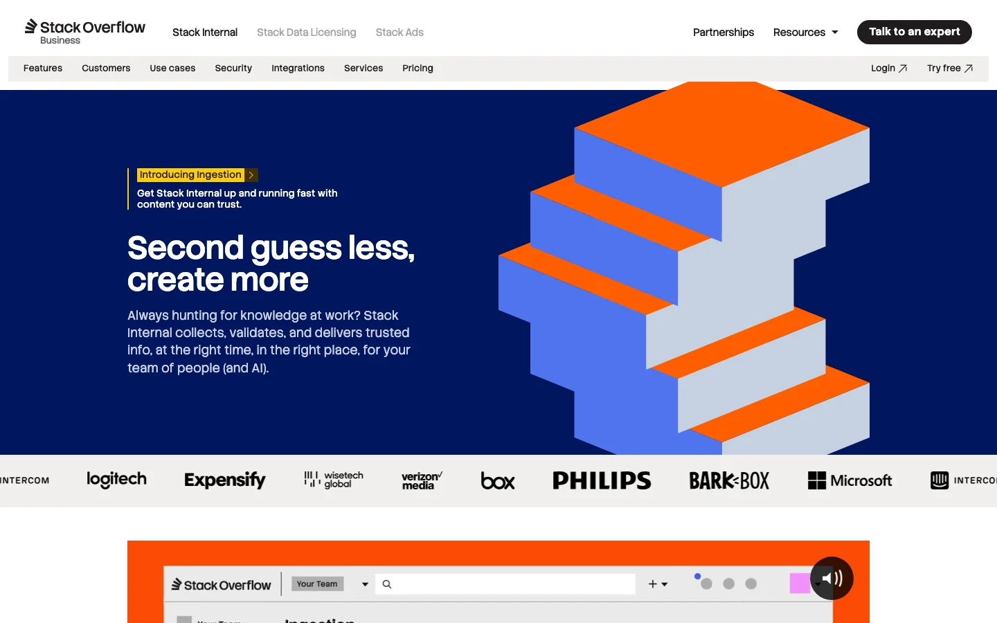 Stack Overflow for Teams als Wissensdatenbank für Unternehmen, Q&A-Wissensbasis für Tech-Teams