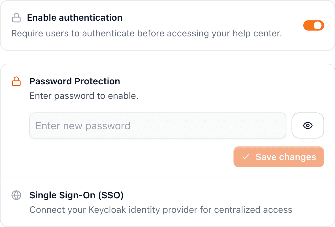 Access control via login