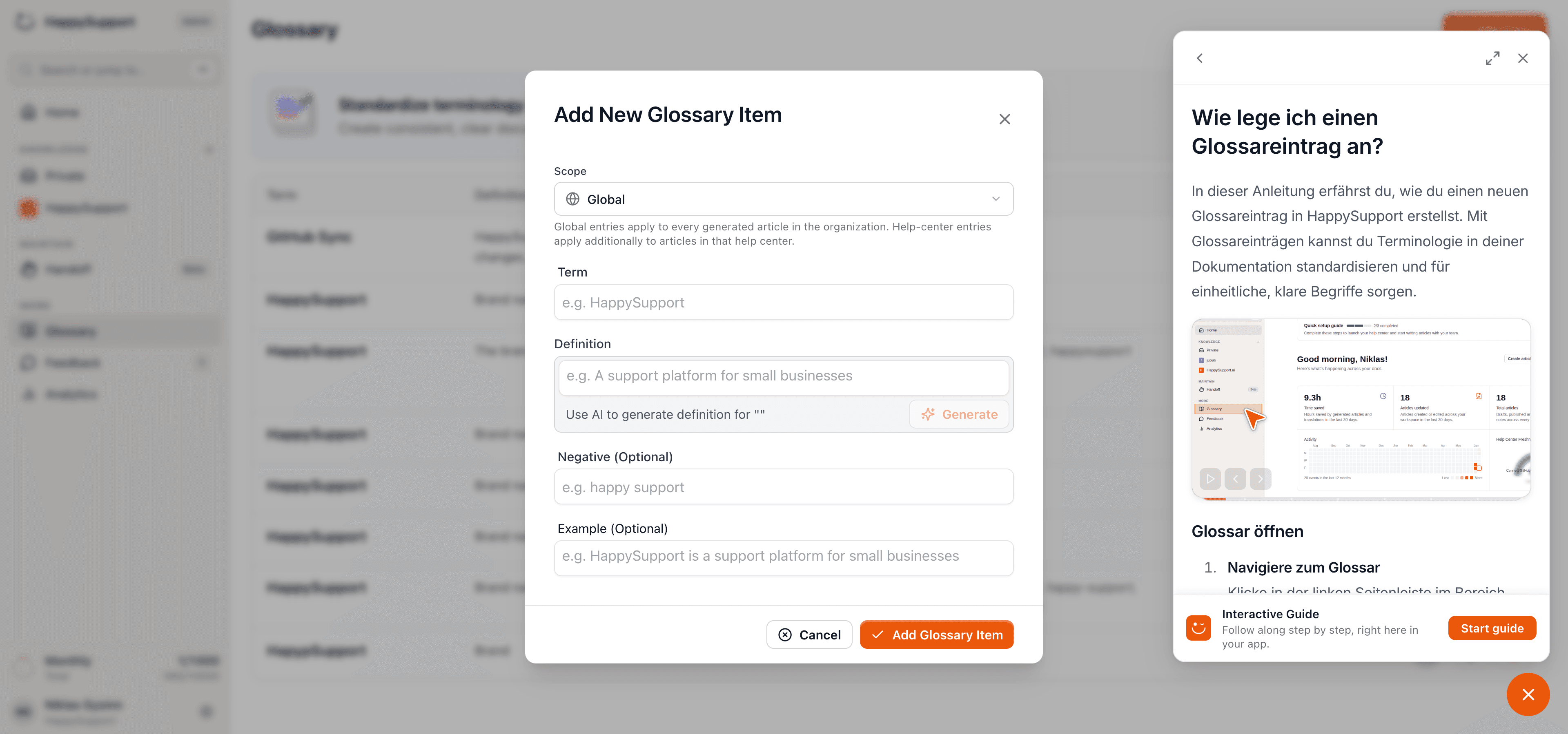 Bring your help right into the product