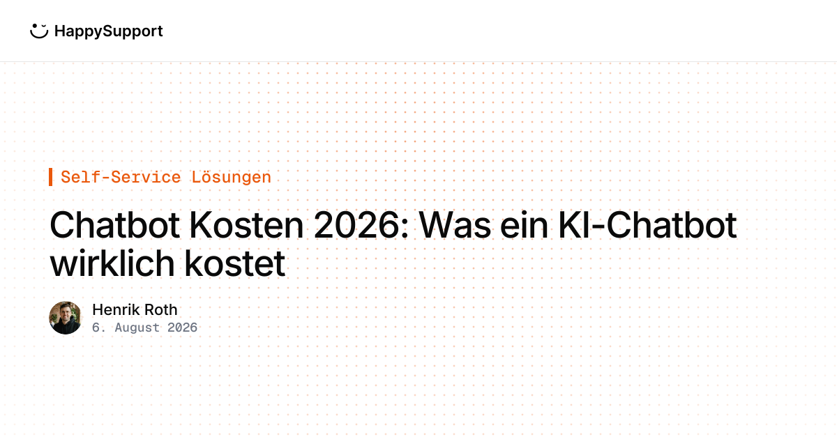 Chatbot Kosten 2026: Was ein KI-Chatbot wirklich kostet